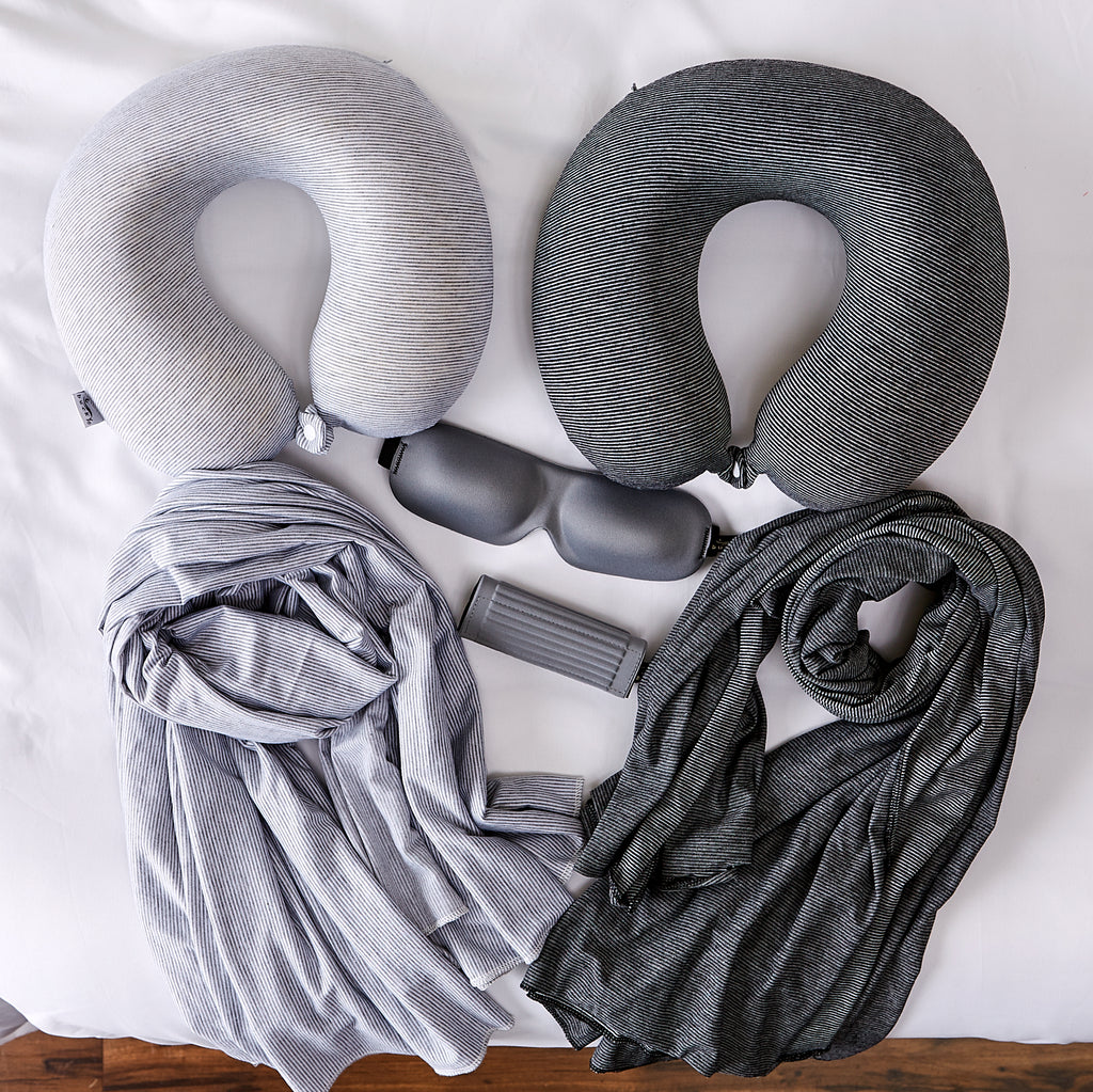 Black Stripe Blanket Scarf - Image 9