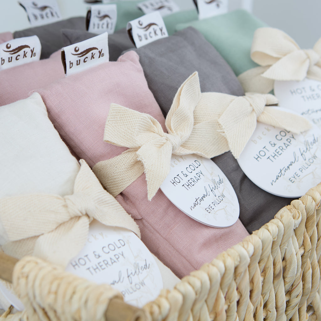 Hot/Cold Linen Eye Pillow - Pink - Image 11