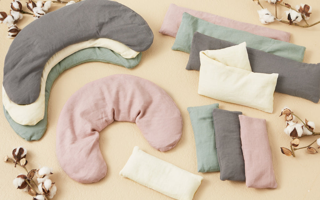 Hot/Cold Linen Eye Pillow - Pink - Image 10