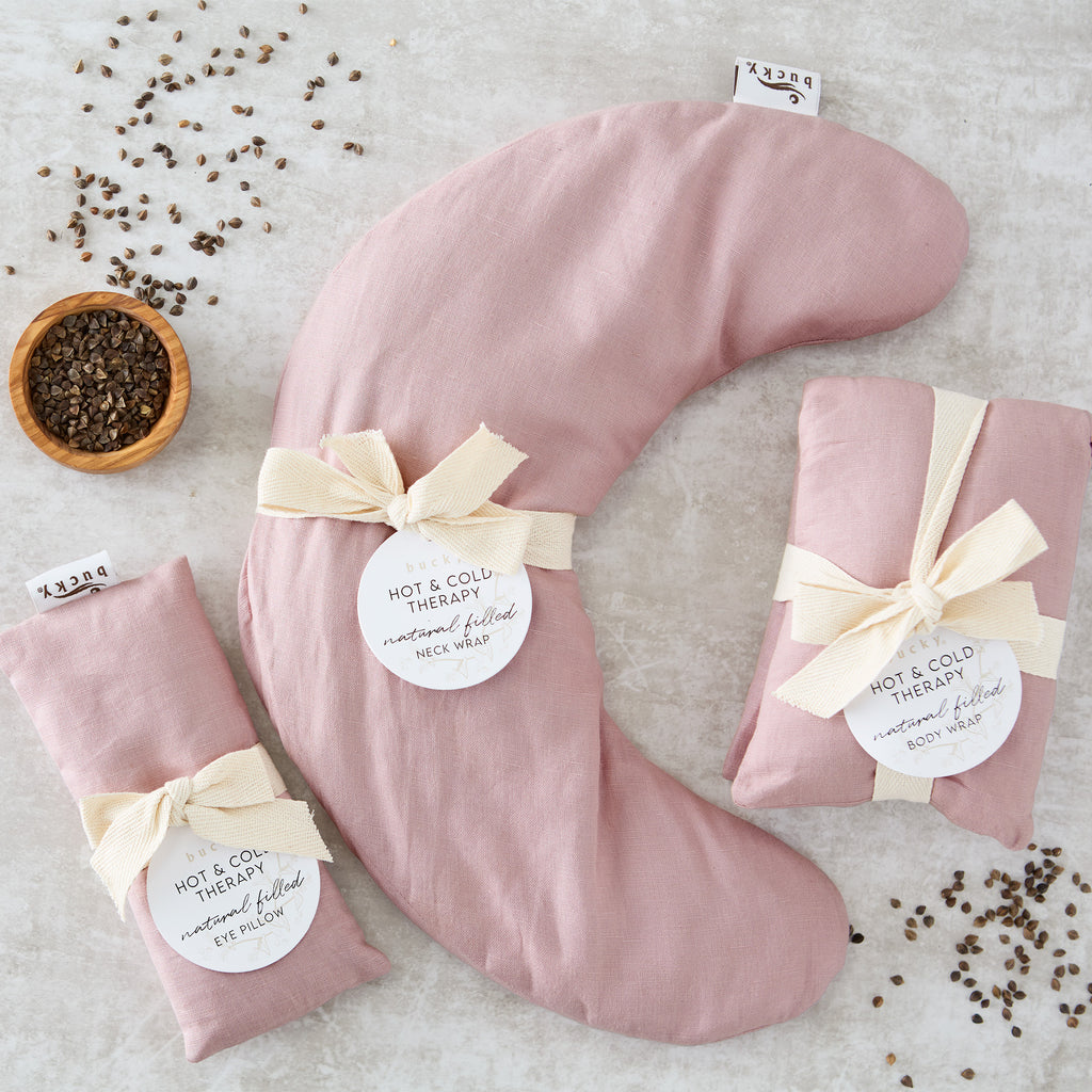 Hot/Cold Linen Eye Pillow - Pink - Image 7