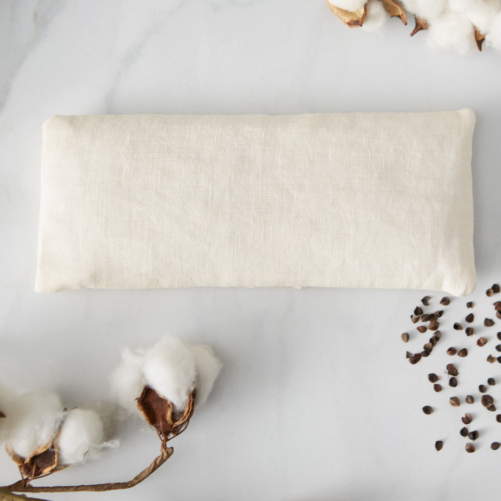Hot/Cold Linen Eye Pillow - Cream - Image 3