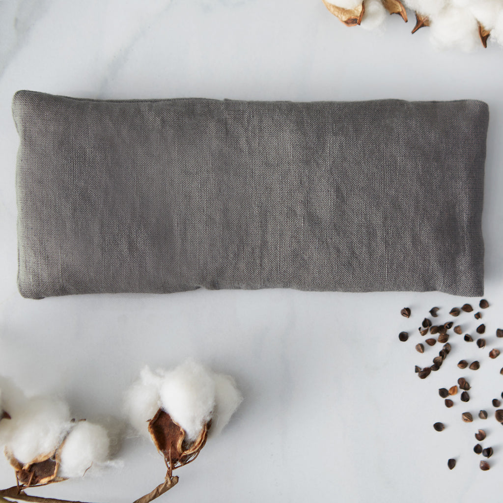 Hot/Cold Linen Eye Pillow - Gray - Image 3