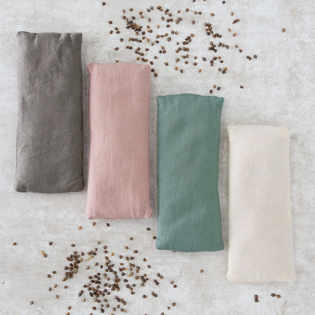 Hot/Cold Linen Eye Pillow - Gray - Image 5
