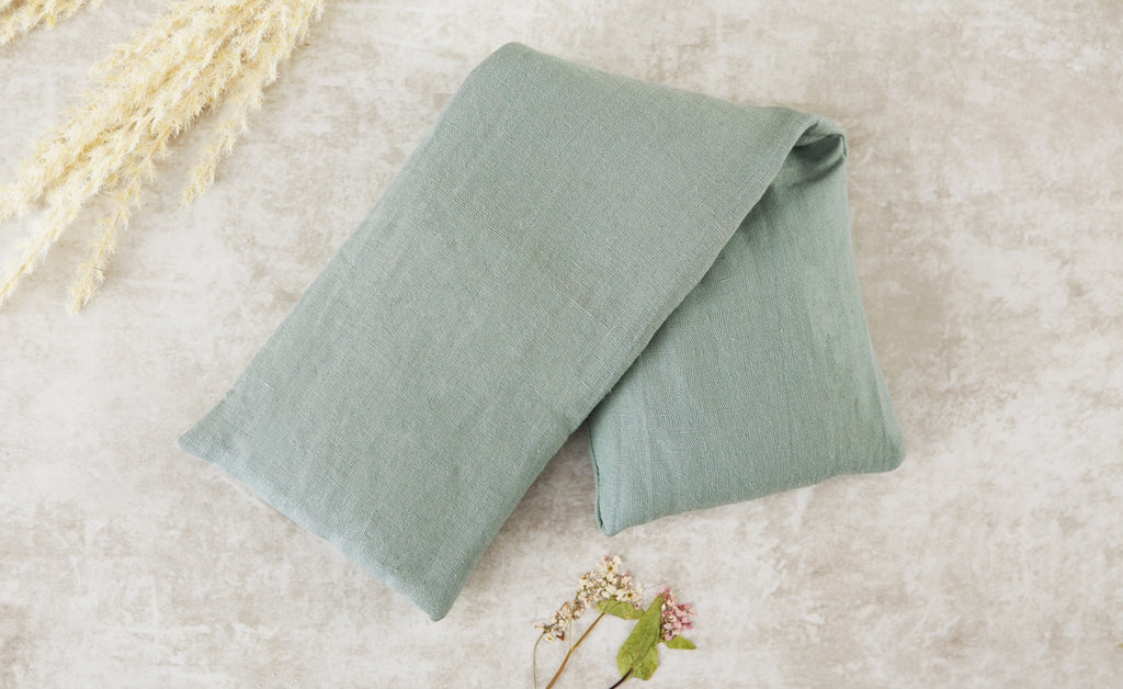 Hot/Cold Linen Body Wrap - Sage - Image 3