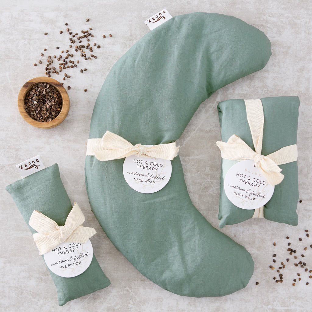 Hot/Cold Linen Body Wrap - Sage - Image 7