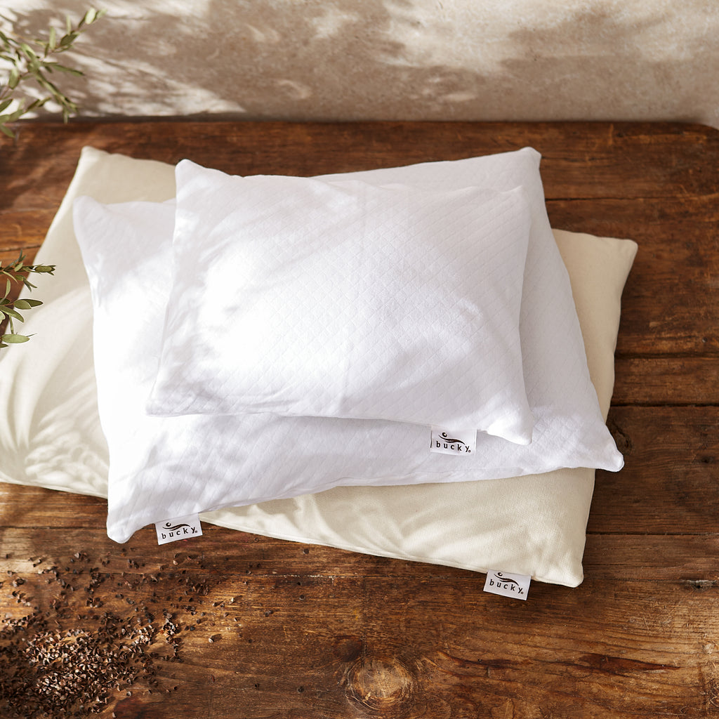 Duo Quilted White Bed Pillow Cover - Image 4