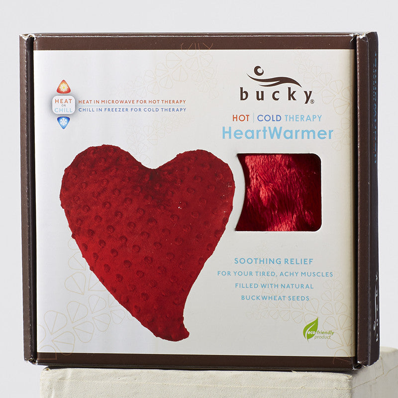 Hot/Cold - Small Heart Warmer - Red Minky - Image 11